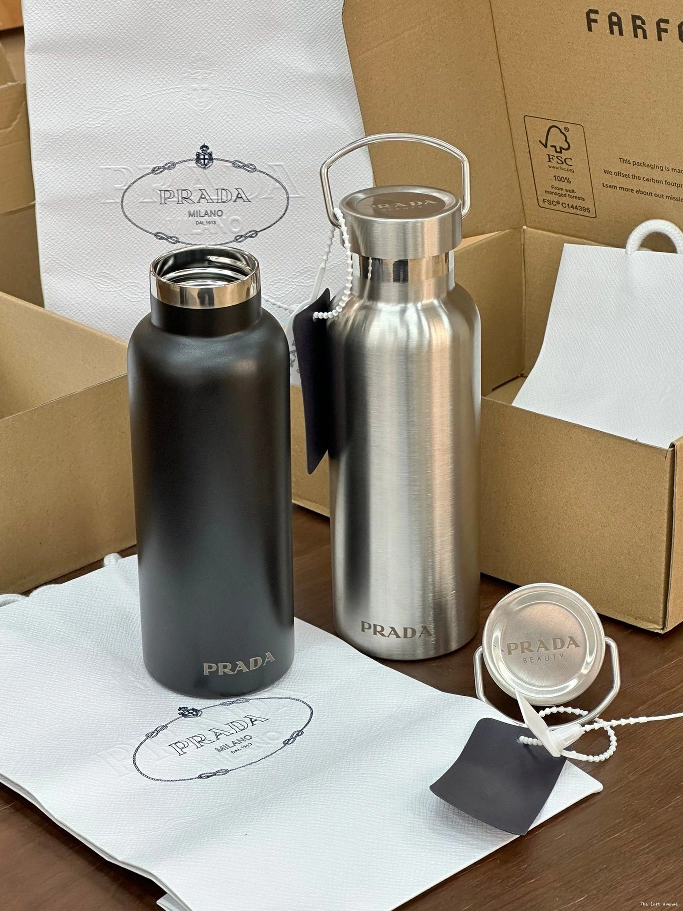 PRADA STEEL BOTTLE STAINLESS 2.0 0716